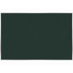 Ghent Vinyl Bulletin Board, 48"H x 144"W, Aluminum Frame, Ebony