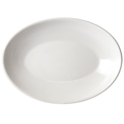 Martha Stewart Oval Stoneware Platter, 14", Off-White