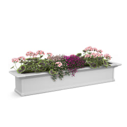 Mayne Yorkshire Window Box Planter, 4', White