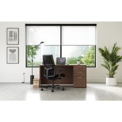 HON® Mod 60"W Computer Desk Credenza, Sepia Walnut