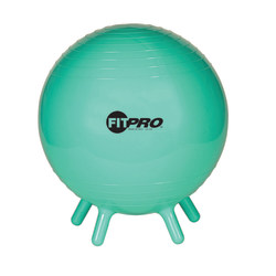 Champion Sports FitPro Ball With Stability Legs, 16 1/2", Mint Green