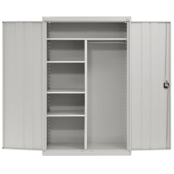 Sandusky Elite Series 46"W Heavy-Duty Assembled Combination Storage Cabinet, Dove Gray