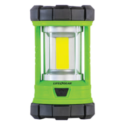 Life+Gear 36W LED USB Rechargeable Lantern And Powerbank, 7"H x 4-1/4"W x 4-1/4"D, Green