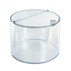 Azar Displays Round Candy Bin, 7-3/4" x 6-1/2", Clear