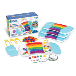 Learning Resources Rainbow Sorting Trays Classroom Edition