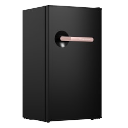 Frigidaire® 3.2-cu. ft. Retro Bar Refrigerator with Side Bottle Opener, Black/Rose Gold, EFR397-BLACKRGLD
