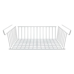 Better Houseware Small Undershelf Basket, 9-1/2" x 16", White