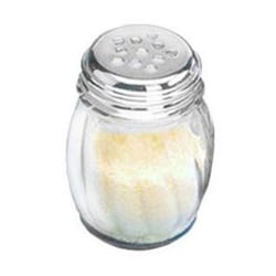 American Metalcraft Lexan Glass Spice Shaker With Top, 6 Oz, Clear