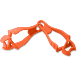 Ergodyne 3400 Squids Dual Grabber Clips, 7", Orange