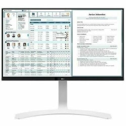 LG 27HJ712C-W 27" Class 4K UHD LCD Monitor - 16:9 - White - TAA Compliant - 27" Viewable - In-plane Switching (IPS) Technology - 27HJ712CW