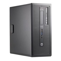 HP EliteDesk 800 G1 Refurbished Desktop PC, 4th Gen Intel® Core™ i5, 8GB Memory, 500GB Hard Drive, Windows® 10 Professional, 800G1TI58500W10P