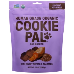 Cookie Pal Dog Biscuits, Sweet Potato & Flaxseed, 10 Oz, Total Qty 4