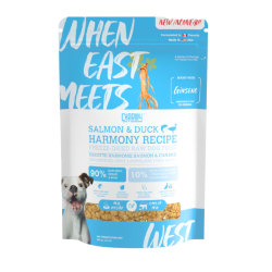 Charmy Pet ‘When East Meets West’ Freeze-Dried Raw Herbal Dog Food, Salmon & Duck, 5.2 Oz