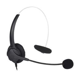 Centon On-Ear Monoaural Headset, Black, OB-ANK