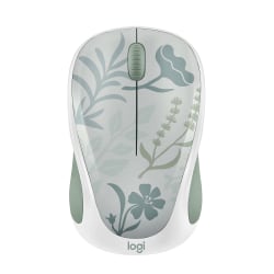 Logitech Design Mouse Wireless Mouse Limited Edition - USB Receiver, 12 months AA Battery Life, Portable & Lightweight, Misty Garden