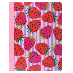 Top Flight Fashion Composition Book, 9-3/4" x 7-1/2", Wide Rule, 80 Sheets, Fruit Fashion
