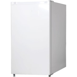 Keystone KSTRC44CW Refrigerator/Freezer - 4.40 ft³ - Manual Defrost - Reversible - 4.04 ft³ Net Refrigerator Capacity - 0.36 ft³ Net Freezer Capacity - 72 W - 226 kWh per Year - White