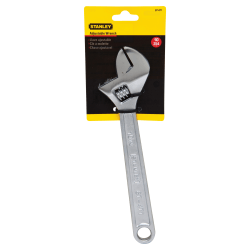 Stanley Tools Adjustable Wrench, 10" Tool Length