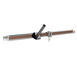 Ghent® Aluminum 1" Maprail With Cork Insert, 4'L