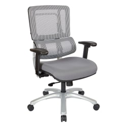 Pro-Line II™ Pro X996 Vertical Mesh High-Back Chair, Gray/Dove Steel/Silver