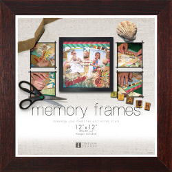 Timeless Frames® Regal Line Frame, 12"H x 12"W x 1"D, Walnut