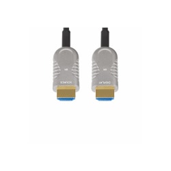 StarTech.com 50ft (15.2m) HDMI 2.1 Hybrid Active Optical Cable (AOC), CMP, Plenum Rated, 8K Ultra High Speed HDMI 2.1/2.0 Cable, 48Gbps