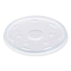 Dart® Lids For Foam Cups And Containers, Fits 32-44 Oz Cups, Clear, Carton Of 1,000 Lids