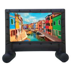 GPX 10' Viewing Area Portable Inflatable Projector Screen, 105" x 46-13/16", PJSO1404