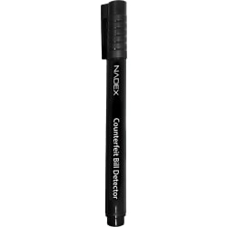 Nadex Coins Counterfeit Pen, 1 Pack - Iodine-based Solution - Black - 1 / Pack