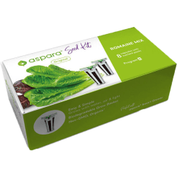 Aspara Romaine Mix Seed Kit, Kit Of 8 Capsules