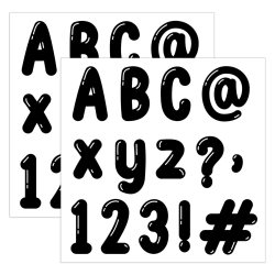 Creative Teaching Press Designer Letters, Core Decor Bubble Letters, 216 Pieces Per Pack, Set Of 2 Packs