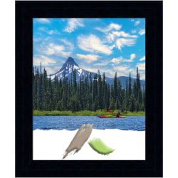 Amanti Art Wood Picture Frame, Opening Size 16" x 20", 20" x 24", Tribeca Black