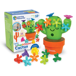 Learning Resources Carlos The Pop & Count Cactus, Multicolor, Pre-K