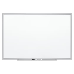 Quartet® Magnetic Porcelain Dry-Erase Whiteboard, 24" x 36", Aluminum Frame With Silver Finish