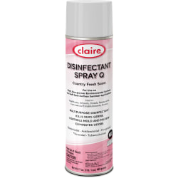 Claire Multipurpose Disinfectant Spray - Ready-To-Use - Spray - 17 fl oz (0.5 quart) - Country Fresh Scent - 12 / Carton - Pink