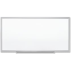 Quartet® Magnetic Porcelain Dry-Erase Whiteboard, 48" x 96", Aluminum Frame With Silver Finish
