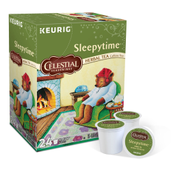 Celestial Seasonings® Single-Serve K-Cup® Pods, Sleepytime® Herbal Tea, Box Of 24