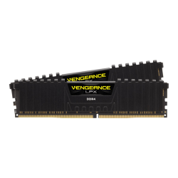 CORSAIR Vengeance LPX - DDR4 - kit - 32 GB: 2 x 16 GB - DIMM 288-pin - 3000 MHz / PC4-24000 - CL16 - 1.35 V - unbuffered - non-ECC - black