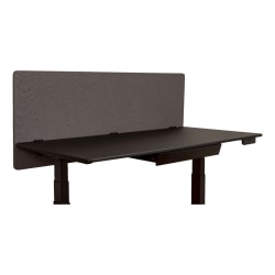 Luxor RECLAIM PET Acoustic Privacy Panel, 24" x 60", Slate Gray