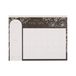 2026 Happy Planner 12-Month Desk Calendar, 22" x 17", Mod Silhouette, January To December, CD00212003