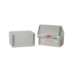 JAM Paper® Business Card Box, 2 1/2"H x 4"W x 3/4"D, Clear