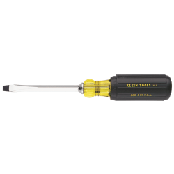 Keystone-Tip Cushion-Grip Screwdriver, 1/4 in Tip, 8-11/32 in Overall L
