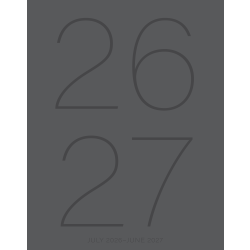 Willow Creek Press Monthly Academic Booklet Planner, 7-1/2" x 9-1/2", Gray, July 2026 - June 2027, Total Qty 1