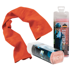 Ergodyne Chill-Its 6602  Orange Evaporative Cooling Towel