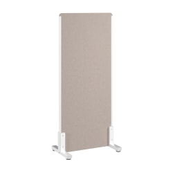 WorkPro Motiva Freestanding Privacy Screen, 55"H x 24"W x 15"D, Warm Beige, Installation Included