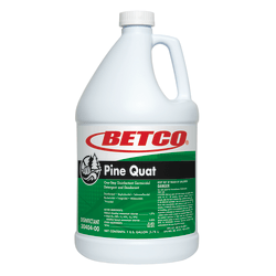 Betco® Pine Quat Floor Disinfectant/Deodorizer, Pine Scent, 128 Oz Bottle, Case Of 4