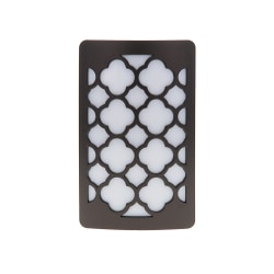 Westek Deco Tangier LED Night Light, 4-1/2" x 2-3/4" x 1-3/8", Bronze, Total Qty 1