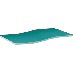 HON® Build 54"W Configurations Ribbon Table, Turquoise Blue