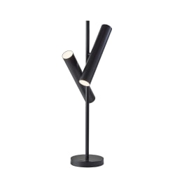 Adesso Greer 30"H LED Table Lamp, Black