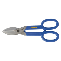 IRWIN Straight Cut Tin Snips, 10" Tool Length